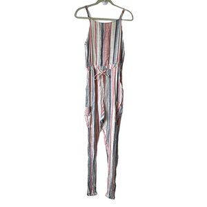 New THREAD STORY Jumpsuit Striped Size M  ST135R
